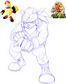 Sonic the 3rd Strikers, Barklex by meatboom