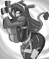 Choco-Coco Gun-Bun (art by ShoNuff44) by TigershardX