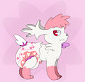 Pink shaymin by Merrit