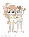 Yazmin And Karo - Stickers by luckyeastwood273