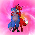 Foxes by DriftFops