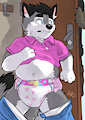 Caught in the bathroom by Loupy