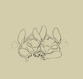 Stitch and Angel SFW WIP by fiskypoo