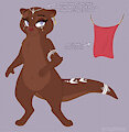 Atina The Tribal Otter by pinkbutterfree