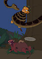 Simba’s First (and last) Encounter by R3w0lf by senshi05