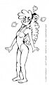 Krista's swimsuit (Inked version) by LordFoxhole