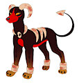 Cole the houndoom by Lonewolf2002