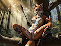 Tribal Forest Fox by Logically