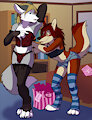 Birthday Dressup feat. Wuschel by Chibi-Marrow by Sangie