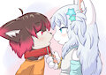 Miruku and Feedra by Hitsunekun