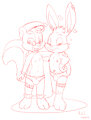 Femboys (sketch) by andybunny