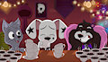 Elvira and her friends