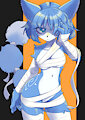 Krystal in a mummy costume by unousaya