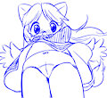 Sanae Sketch Set 2: TTK Uniform Violet by Violetmew