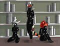 Latex-Trapped Trio by Rutgerman95