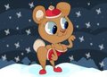 cherry bear  by rebeca