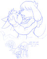 achilles and pepper kissy by GayPornAficionado