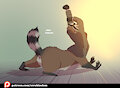 🦝Taur stretch [ych]🦝 by ErroKioslem
