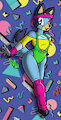 Bluey in the 80's by TheBurningDonut