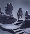 Winter speedpaint by WerewolfDegenerate