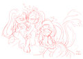 Cabbit Family (sketch) by andybunny