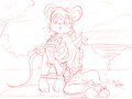 Third Kiss (sketches) by andybunny