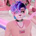 New IMVU Fursona Riley by Entesi
