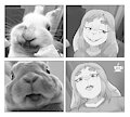 Andrea faces. by Bzehburger