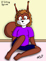A Sitting Squirrel by Matathesis