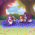 Padded Picnic by YoungAtHeartBear