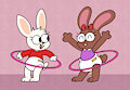 Hula Bunnies -By MrVonFuzzlebutt- by DanielMania123
