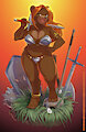 YCHtober Day 17. Bikini Armor by Saucy