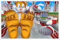 Tails resting his feets by thedashy