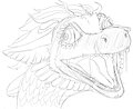 Light Dragon practice by ButtercupSaiyan
