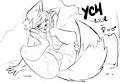 YCH: Cleaning paws by Harumi