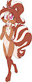 Tawna The Skunk Girl by pinkbutterfree
