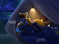 In the tent by CinderRoo