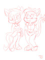 French Maids (sketch) by andybunny