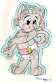 Lea as a Husky by StellaPaw284