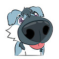 Cute Snoot Boop YCH Sticker for Vaht ! by AlexUmkaArt