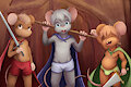 The Mouse Guard squad by Bunnypaint