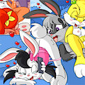 Bunny-piled by andybunny