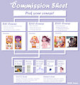 Commission Sheet 2024 by Sanae