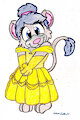 Lea as Belle by StellaPaw284