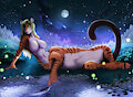 Relaxing at the pond by Selene
