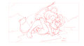 The Fourth Kiss (sketch) by andybunny