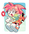 Classic Amy Rose Fanart by Spaicy