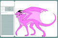 Wings of Sin character ref: Lust by Sassafier