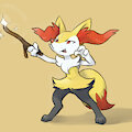 Braixen !! by LlyanaTherasll