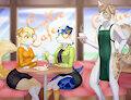 collie caffe commission by kiunata